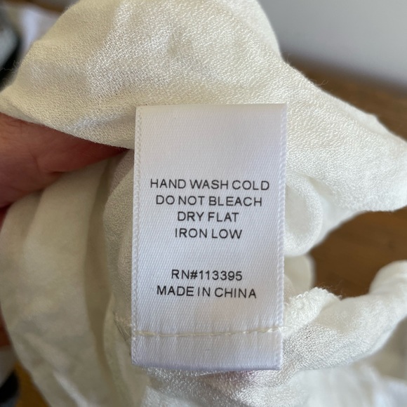 Persons Miriam Lace trim top cap sleeves preplum Ivory Size 1 - Picture 8 of 9